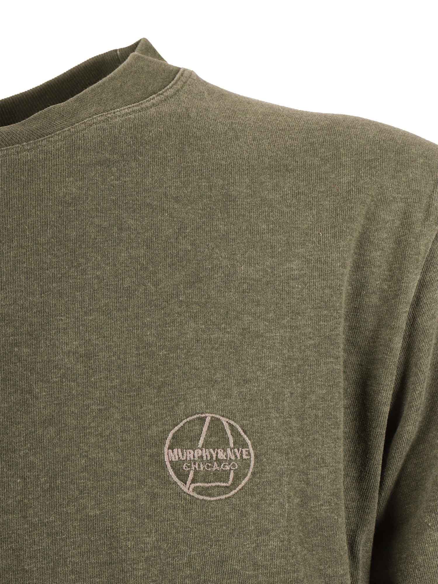 Tug-4 T-Shirt Olivine Green Cotton Short Sleeves