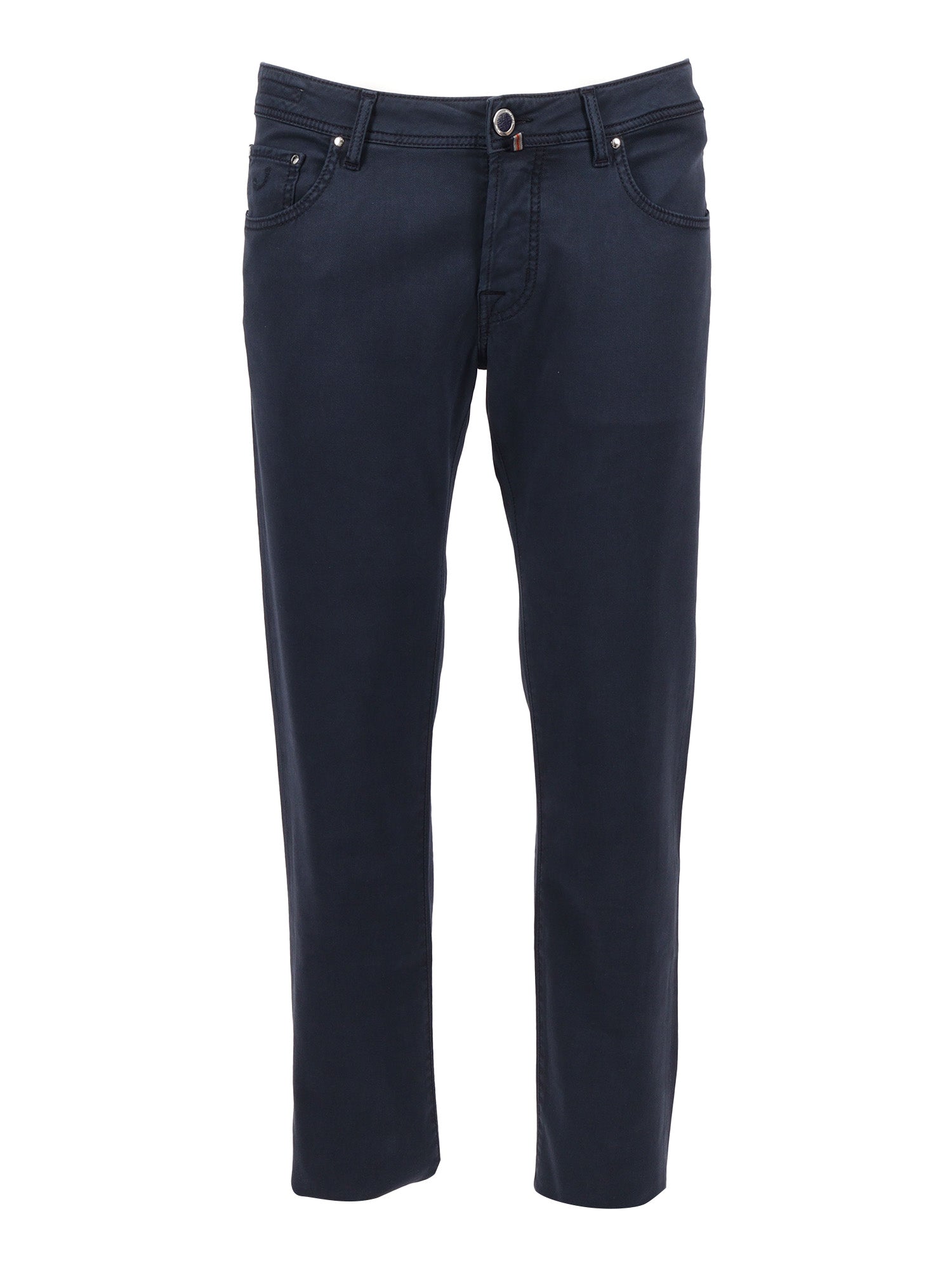 5 POCKETS SLIM FIT PANTS Blue Modal Lycra Cotton Elastane Jean