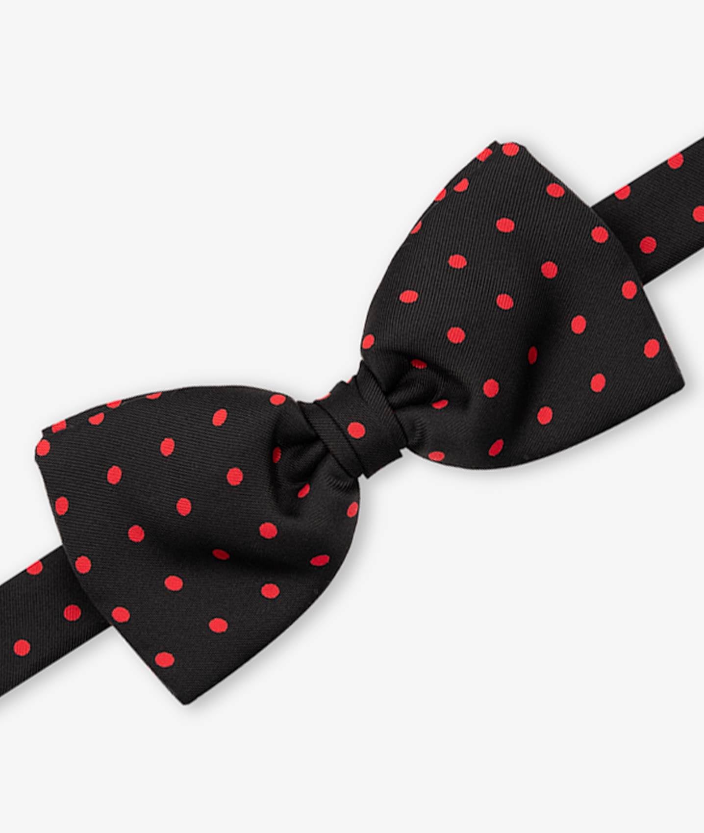 Bow Tie Popping Red Printed