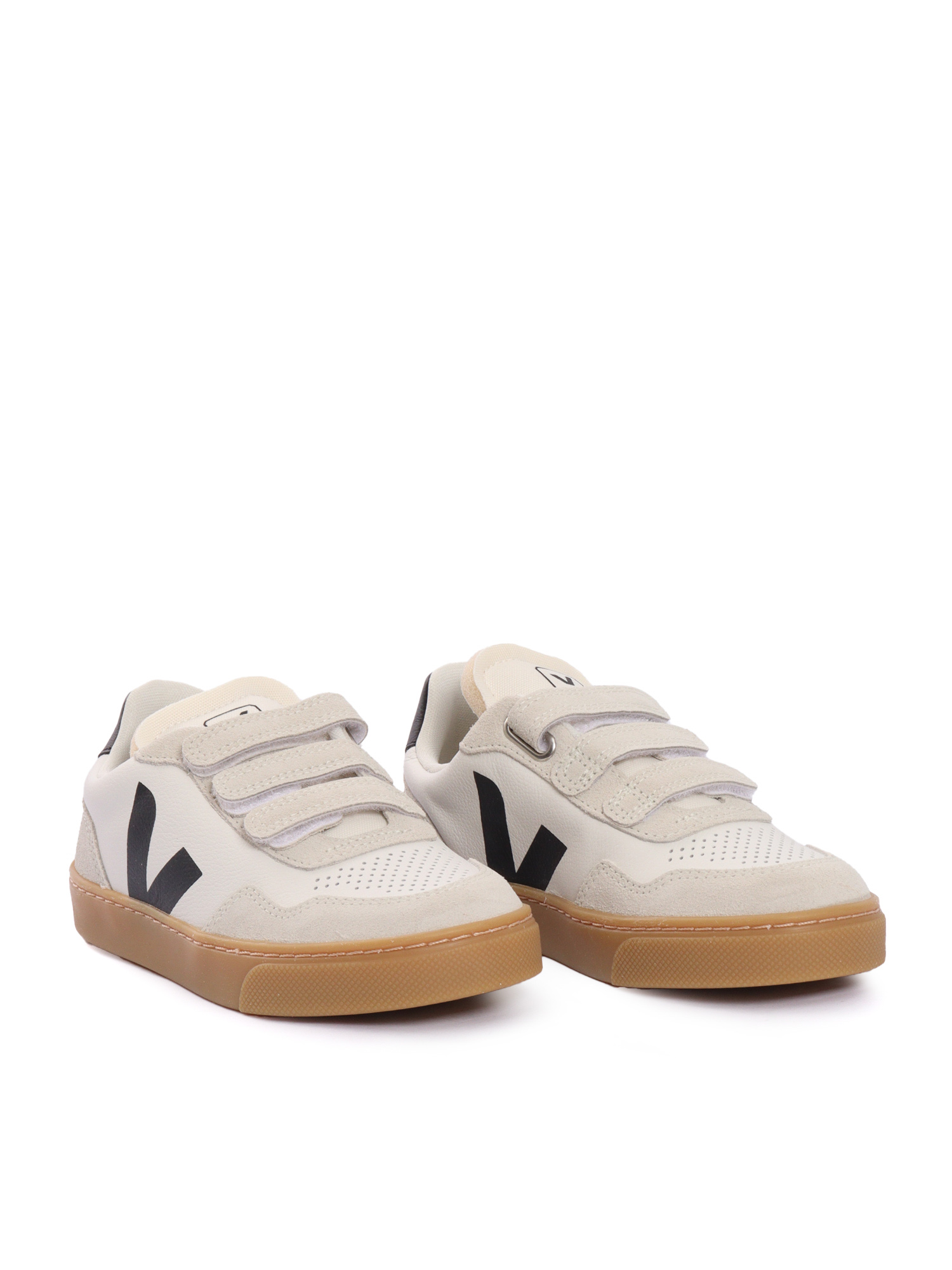 SMALL V-90 O.T. WHITE_BLACK_NAT SNEAKERS White Kid