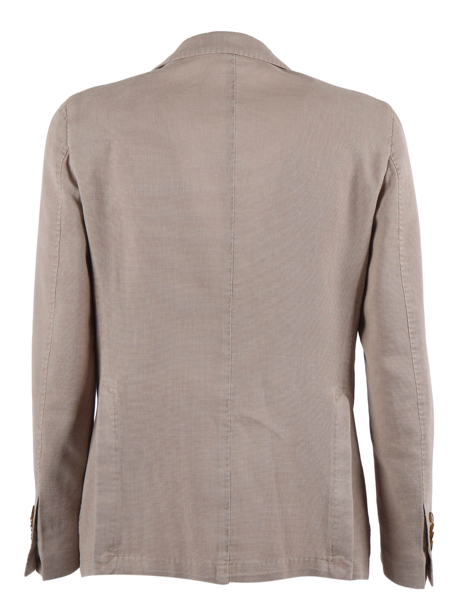 Jacket Beige Cotton Ramie
