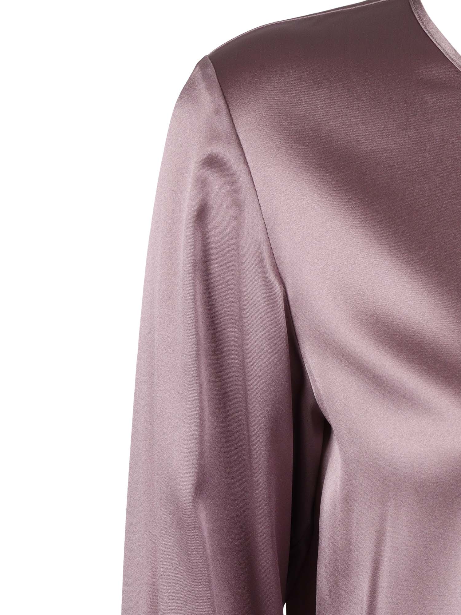 Blouse Purple Silk Elastane