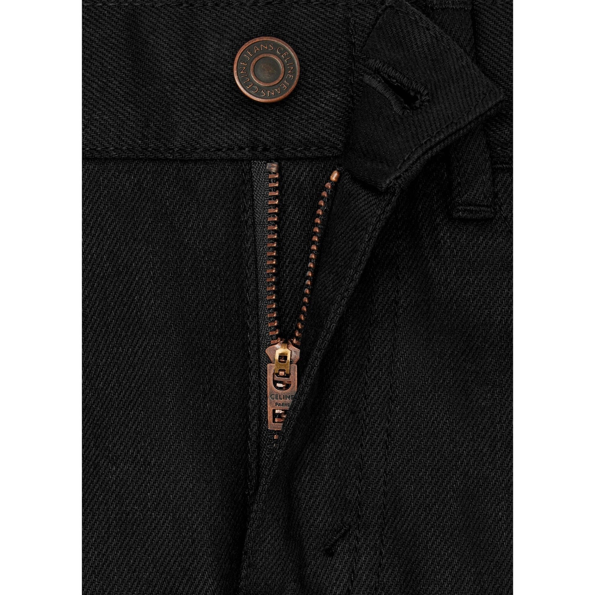 Low Rise Skinny Fit Jeans Black Cotton