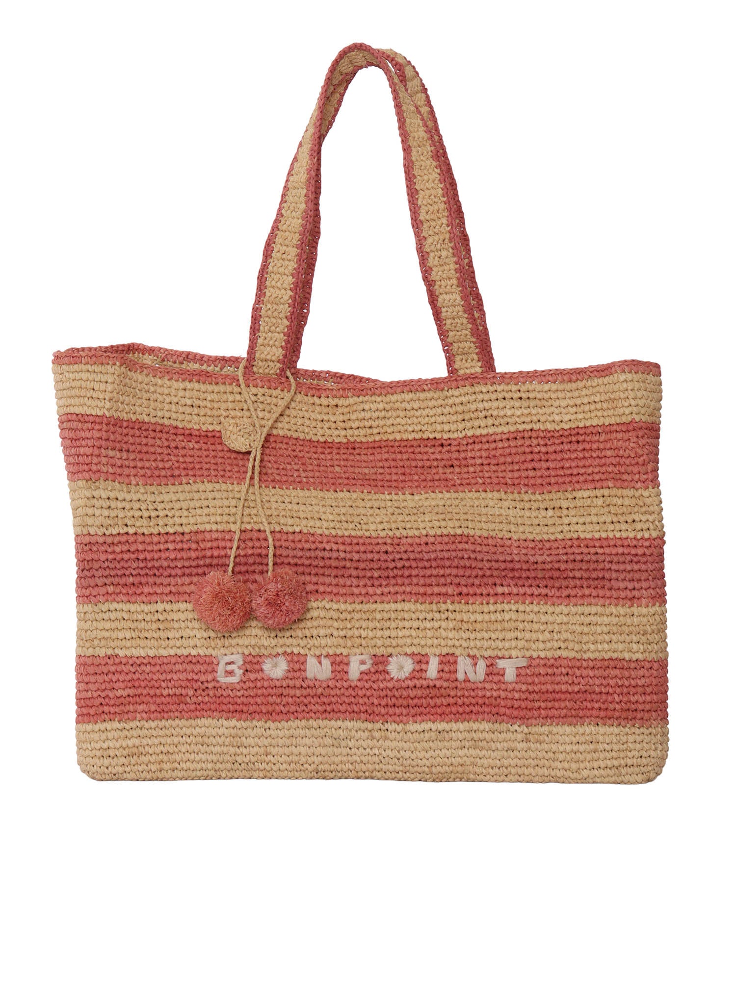 ESMA BAG Pink Raffia Handbag