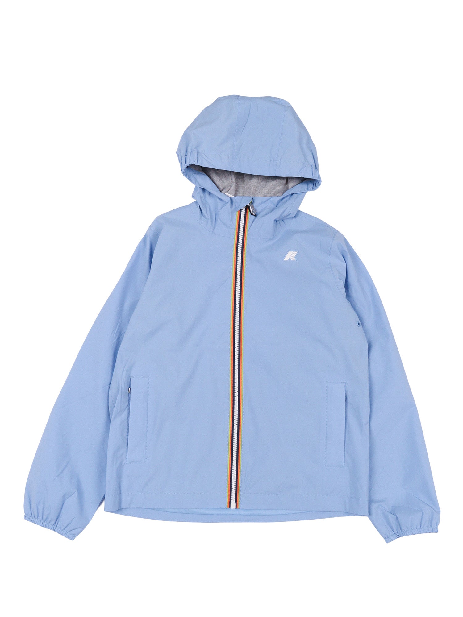 P. JACK STRETCH NYLON JERSEY JACKET Blue Cotton Polyester Giubbino Corto