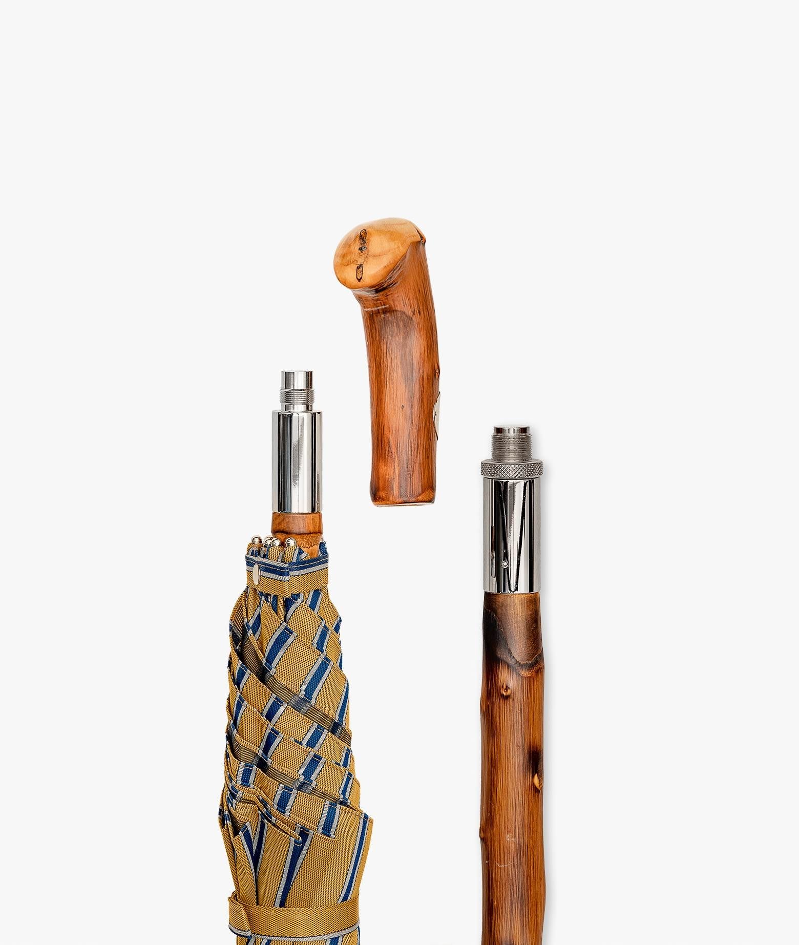Umbrella Pic Nic Darkgreen Chestnut Handle