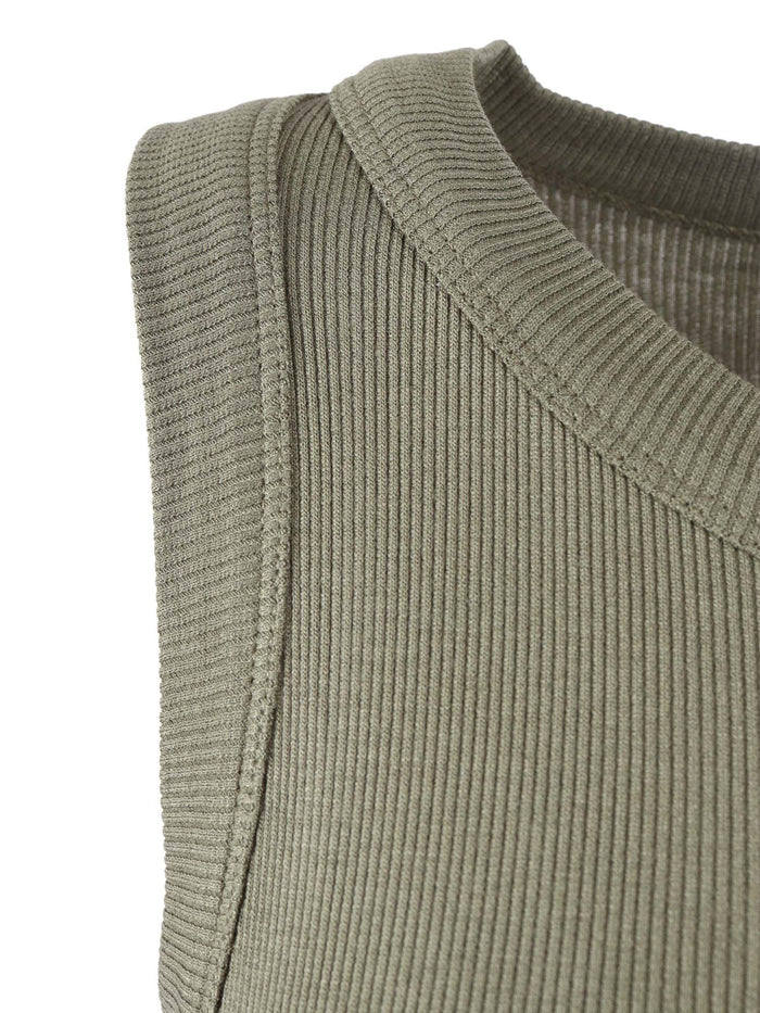 Jungle Top Green Viscose Elastane