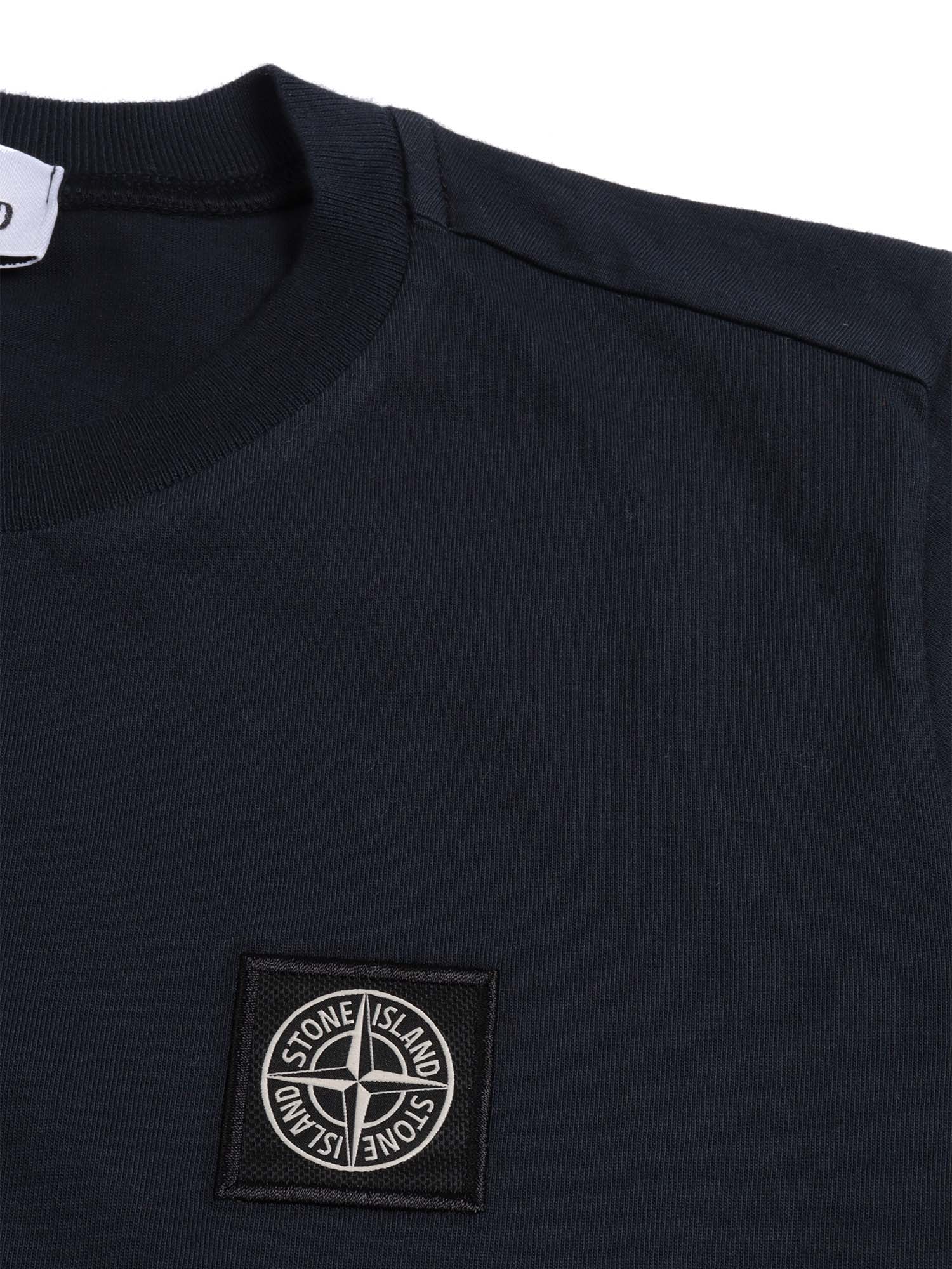 LONG SLEEVE T-SHIRT Blue Cotton
