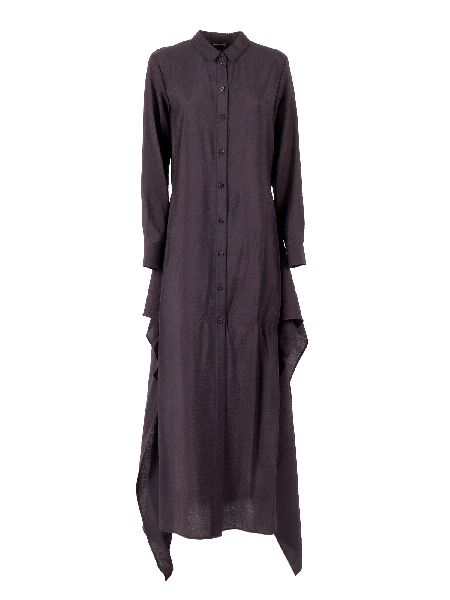DRESS Blue Viscose Polyamide Midi