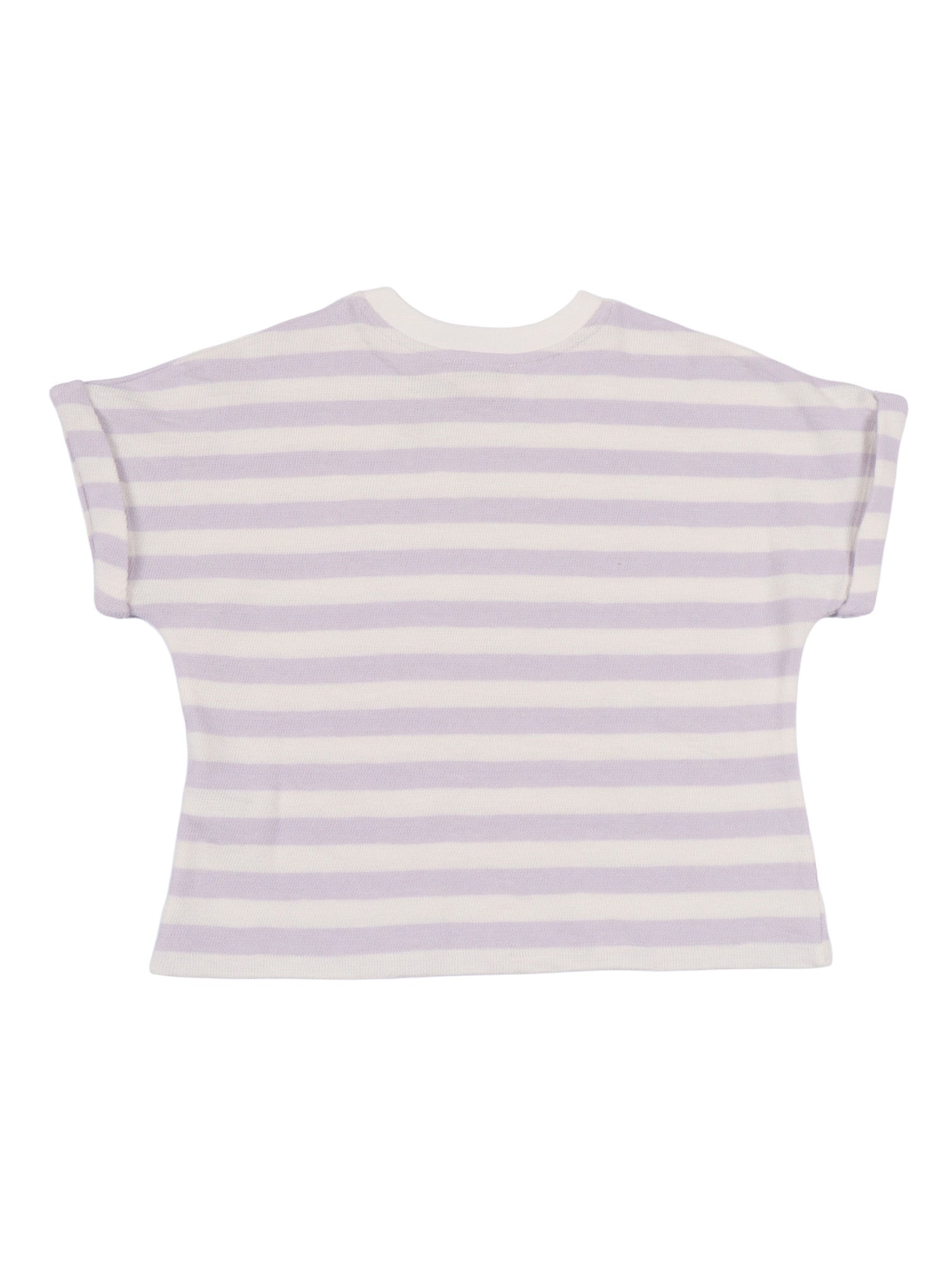 FARAH T-SHIRT Purple Cotton Short Sleeves