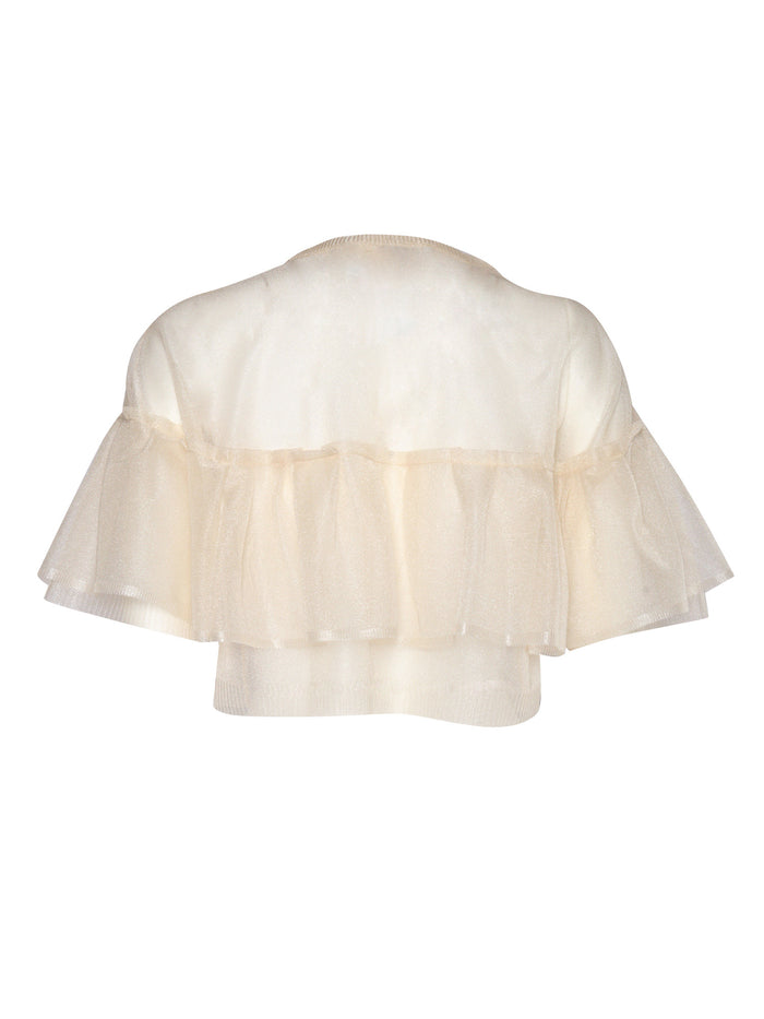 Sweater Beige Polyamide Polyester Top