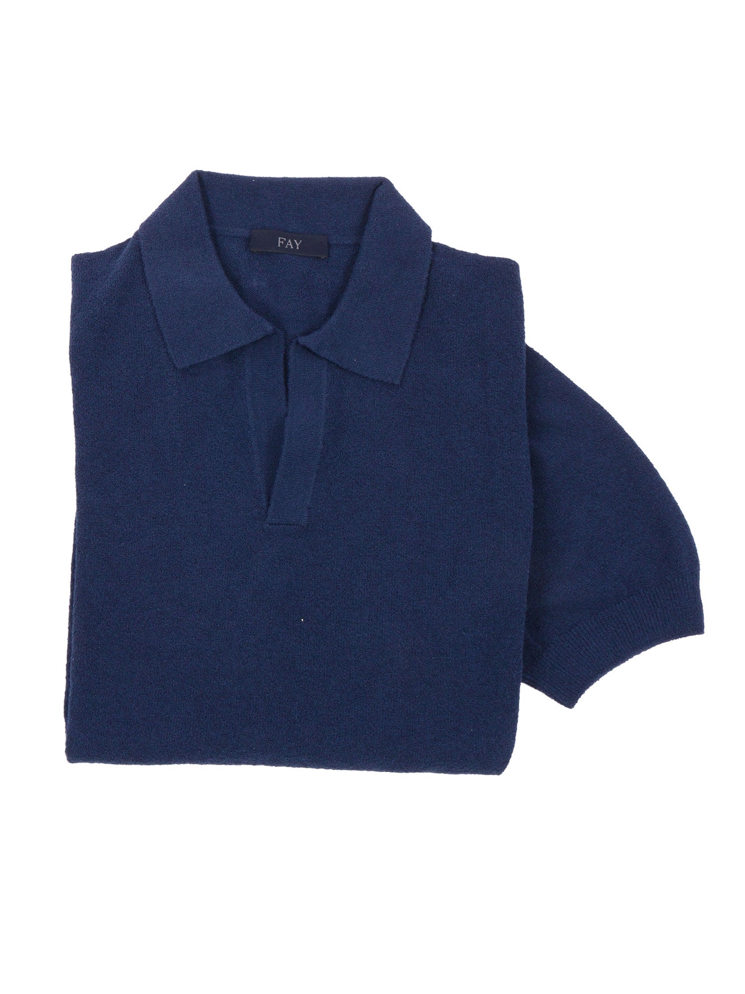 POLO Blue Cotton Polyamide Shirt