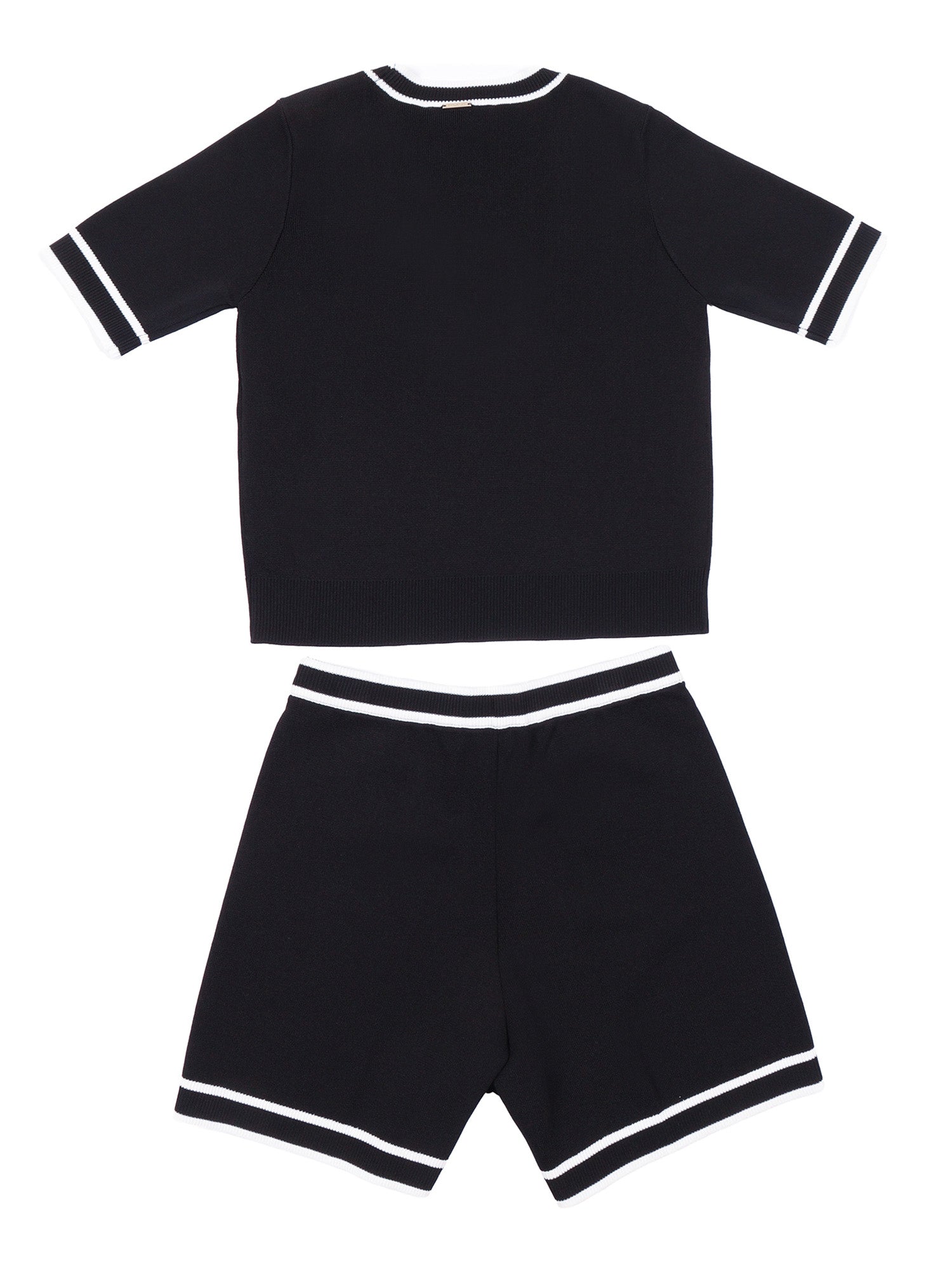 SET T-SHIRT AND SHORT Black
