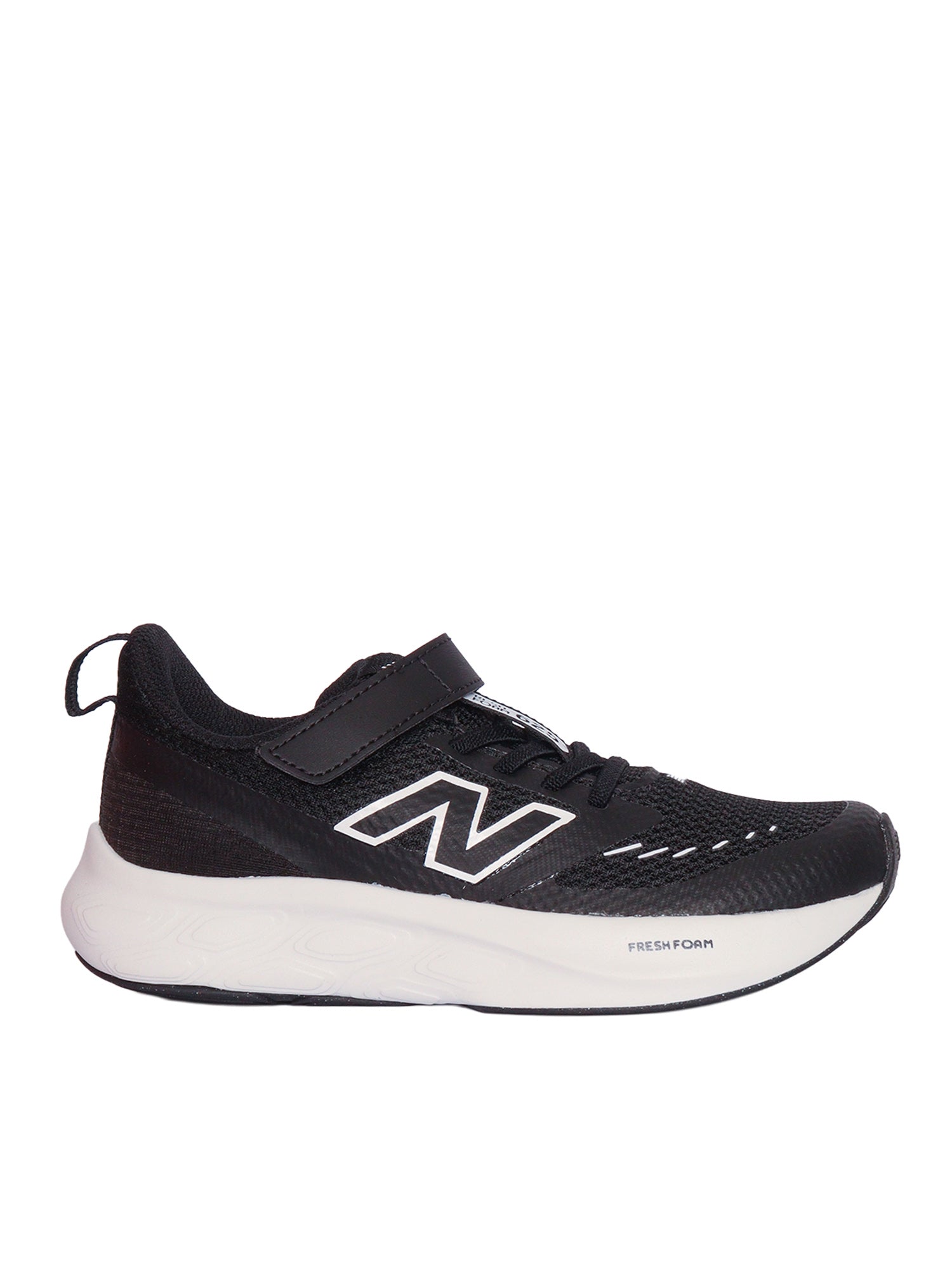 Scarpa Kids Running BLACK Synthetic Leather-Textile Mesh Kid Sneaker