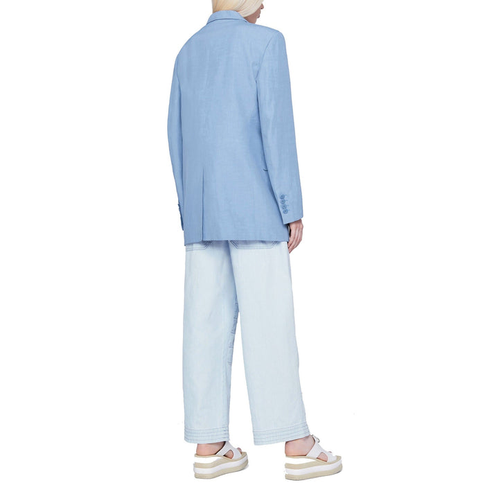Stella Mccartney Denim Pants Blue Cotton