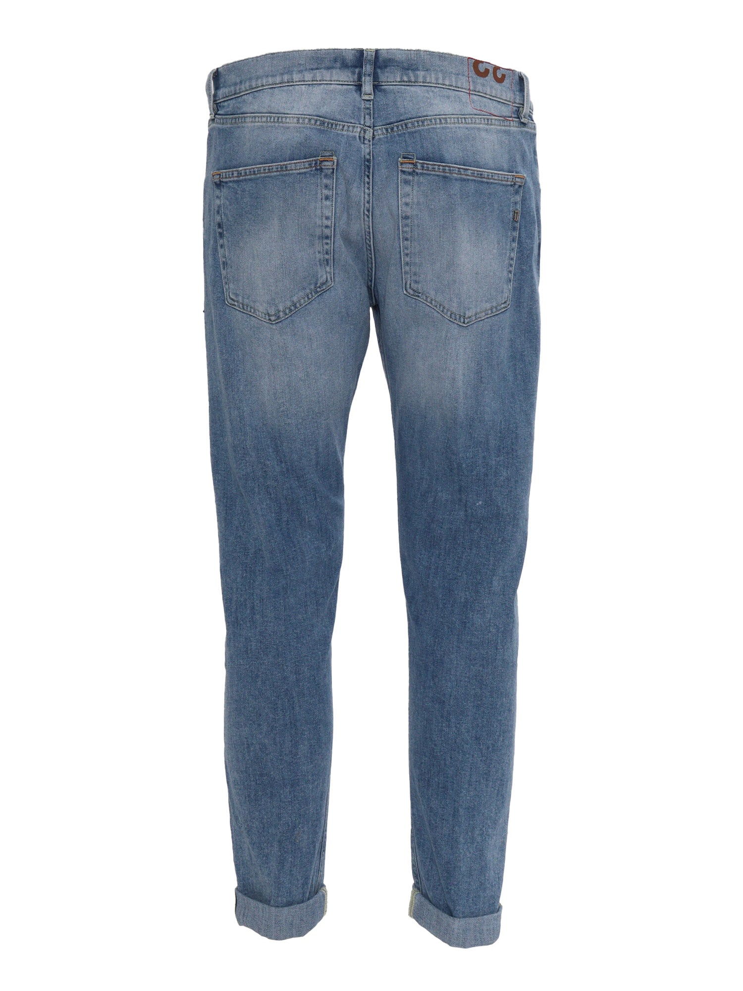 ICON PANTS Blue Cotton Elastomultiester Jean