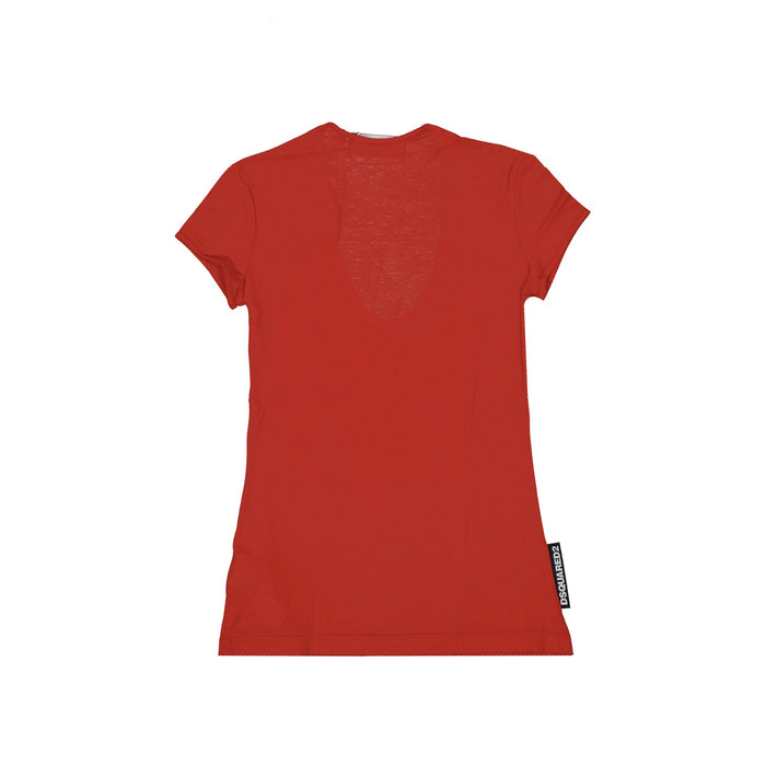 Cotton Logo T-Shirt Red