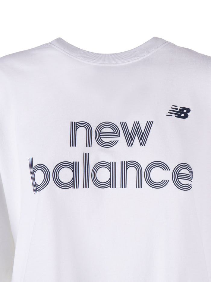 Jersey Graphic T-Shirt - White Cotton Short Sleeves