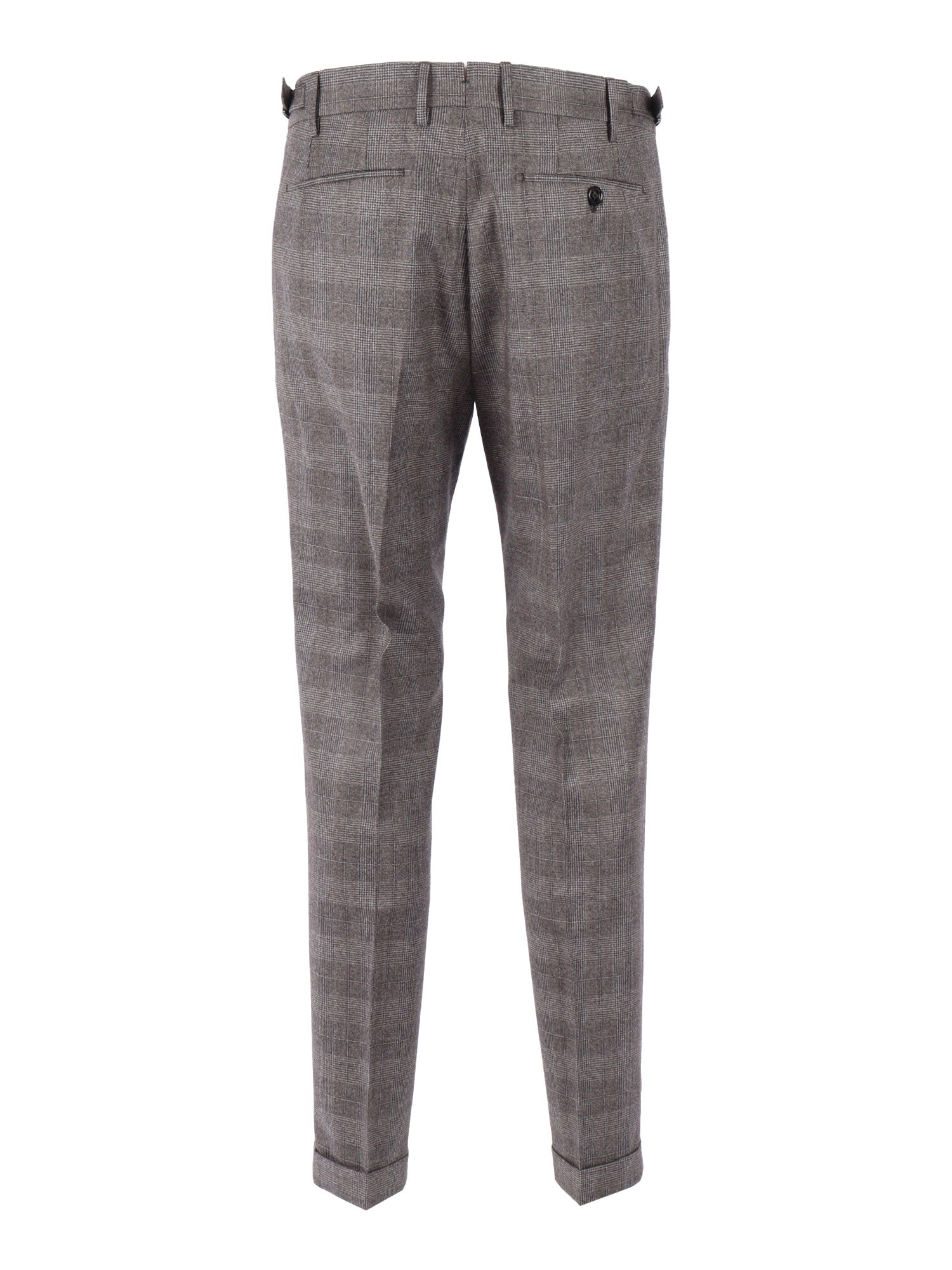Retrolong Pants Brown Virgin Wool