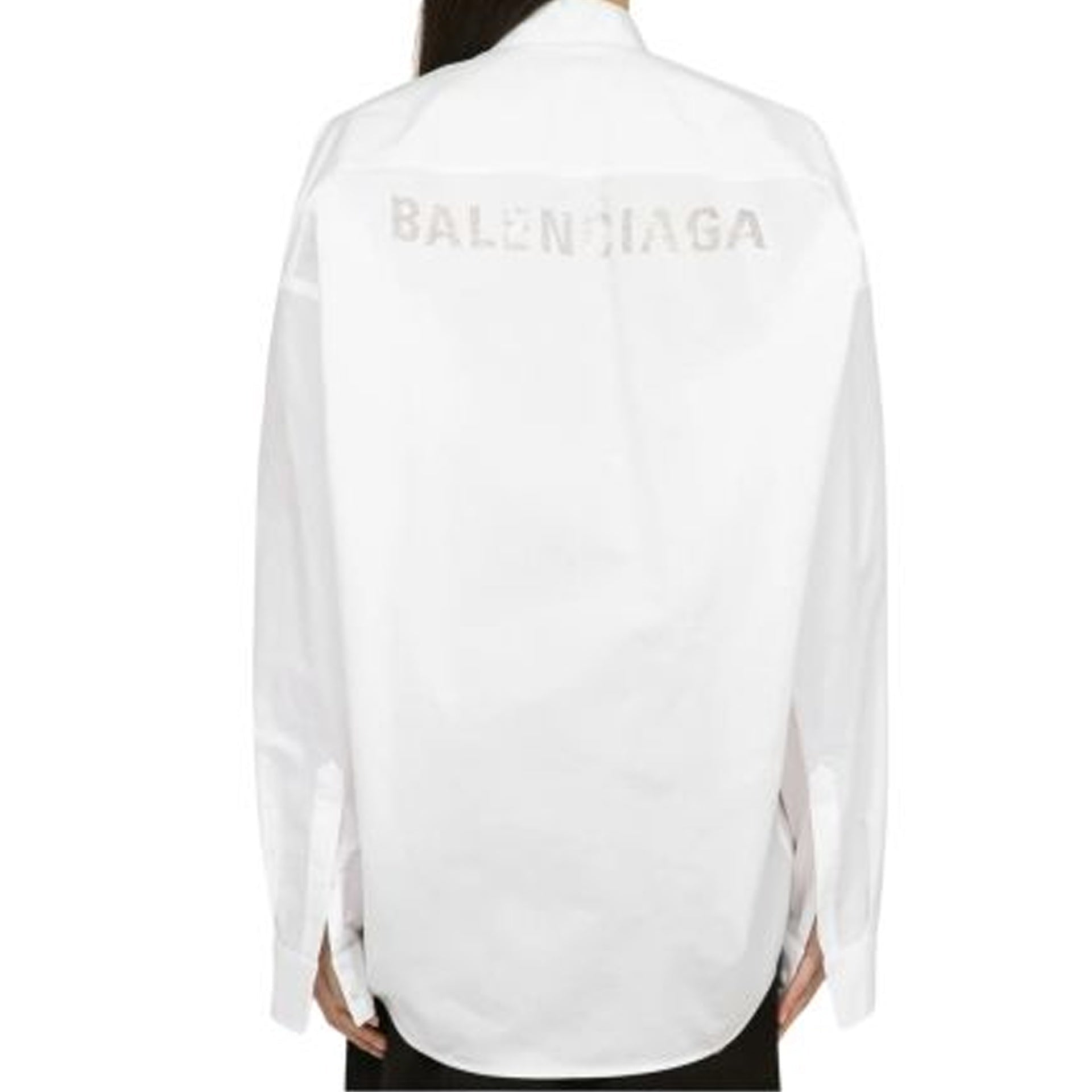 Poplin Oversize Shirt White Cotton