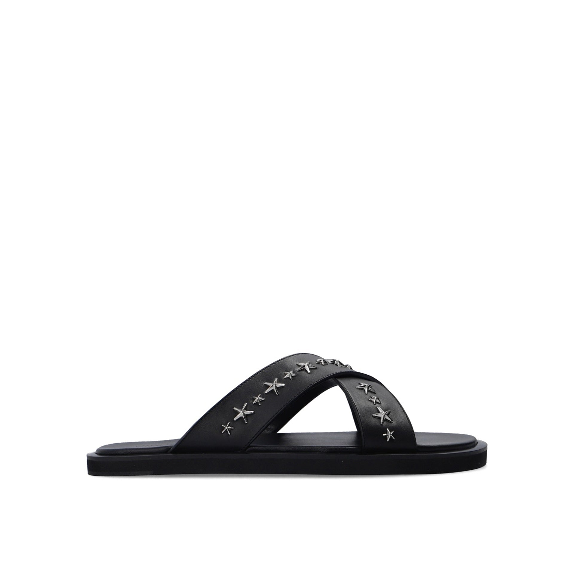 Palmo Leather Sandals Black Calf