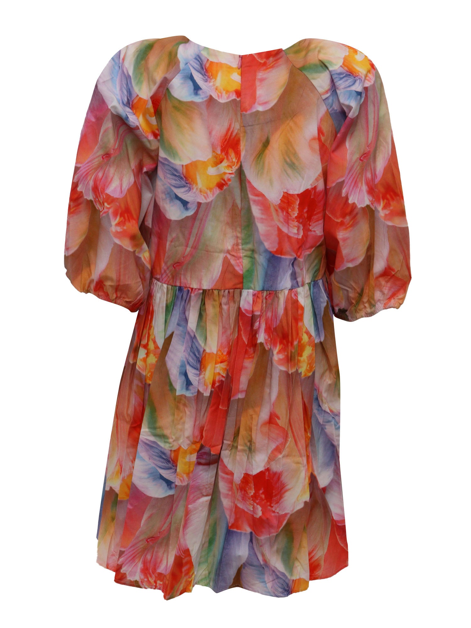 Ciera Dress LS Multicolor Cotton Organic
