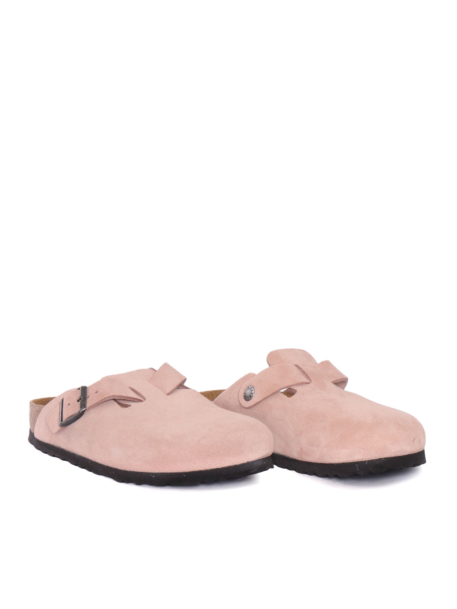 Boston pink clay, Suede Leather Sole In Eva Sandal