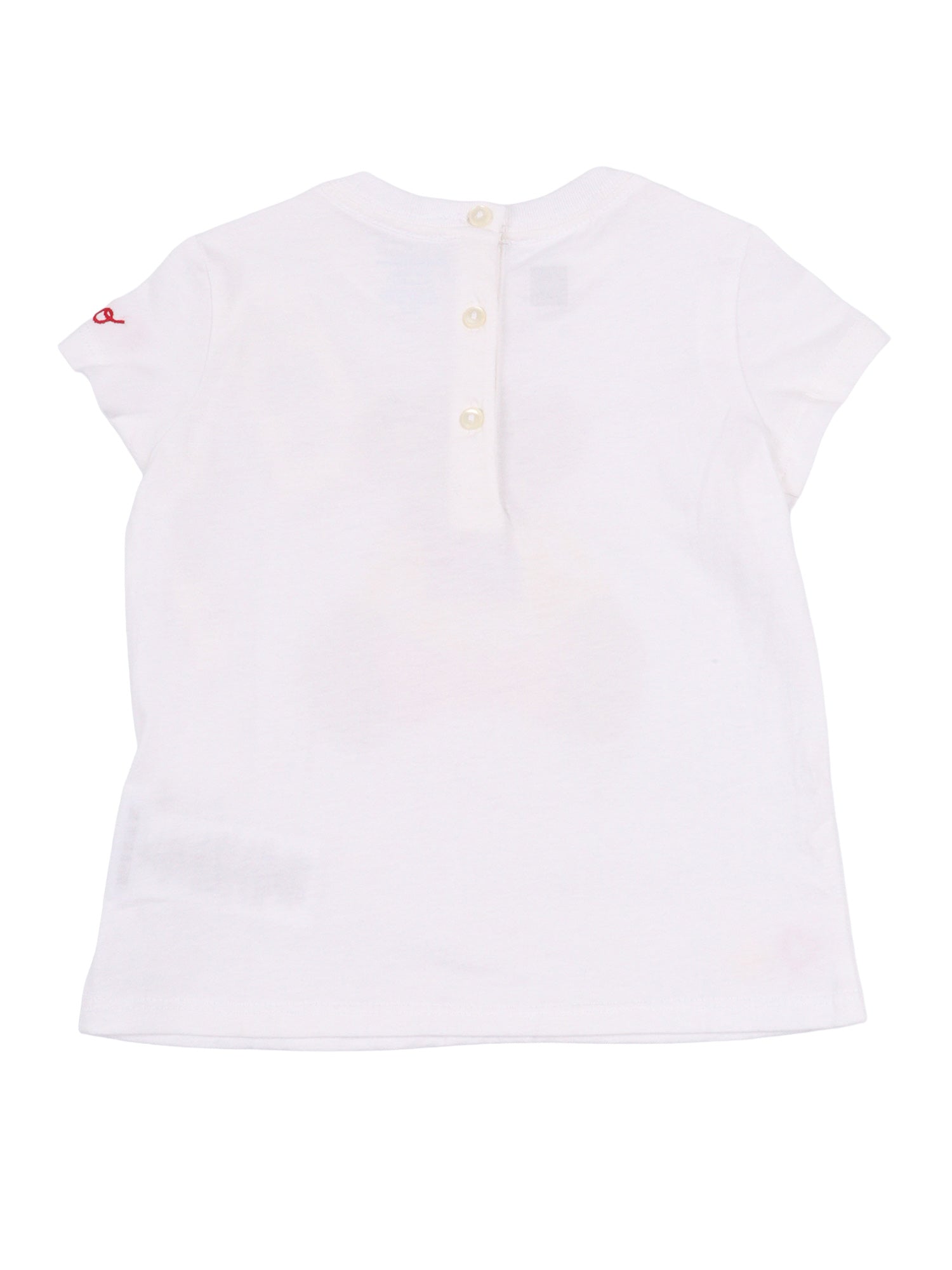BEAR TEE-KNIT SHIRTS-T-SHIRT White Cotton Short Sleeves T-shirt