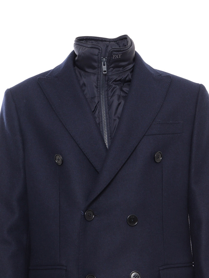 Double-Breasted Coat + Waistcoat Blue