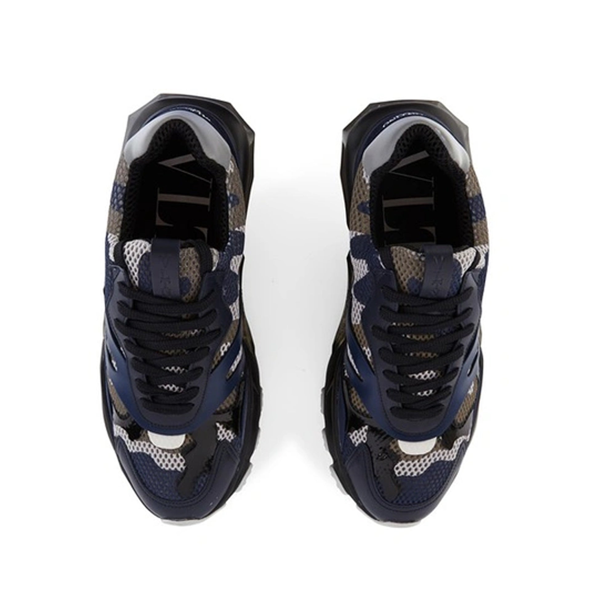 Garavani Bounce Sneakers Blue Fabric