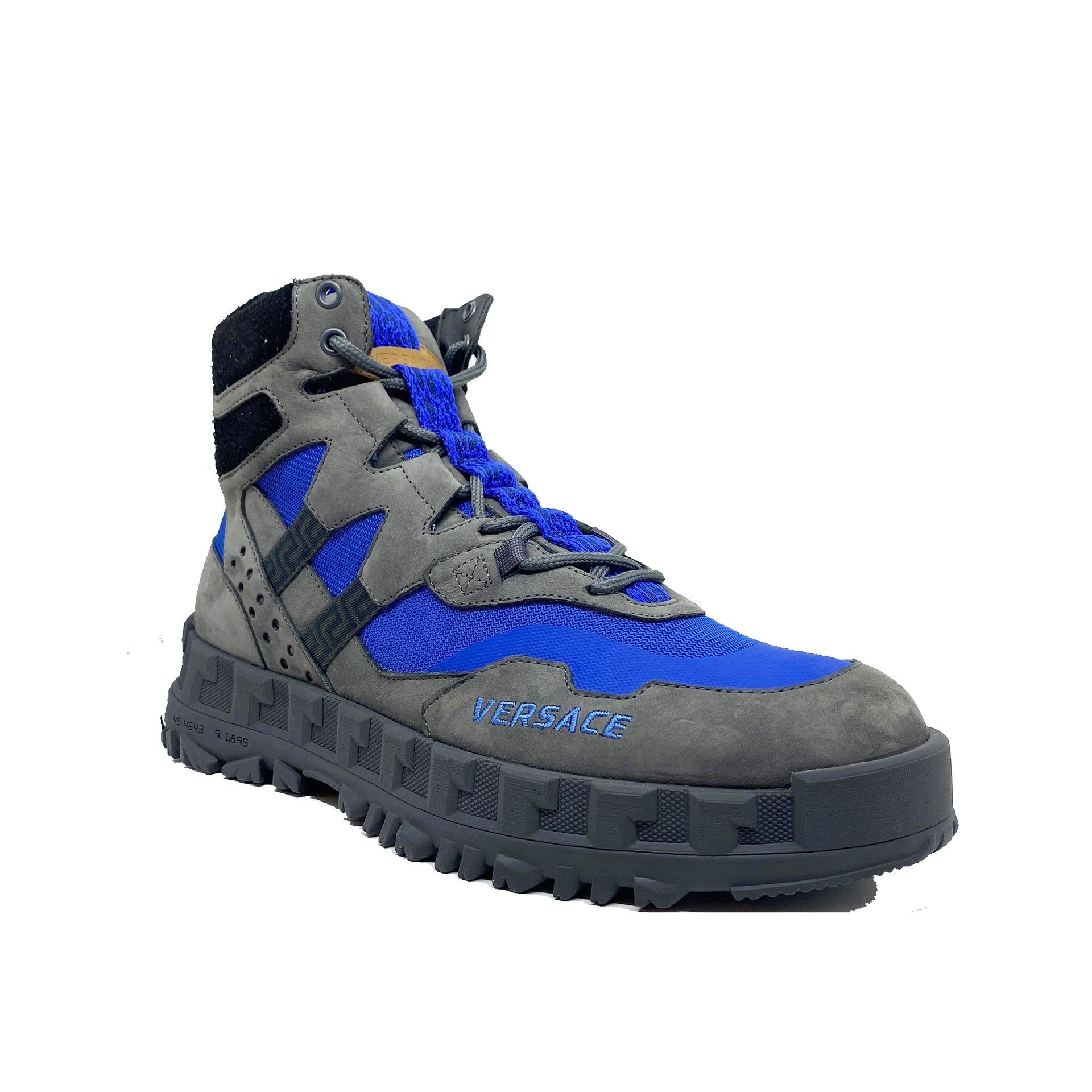 Suede Hiking Boots Gray Leather