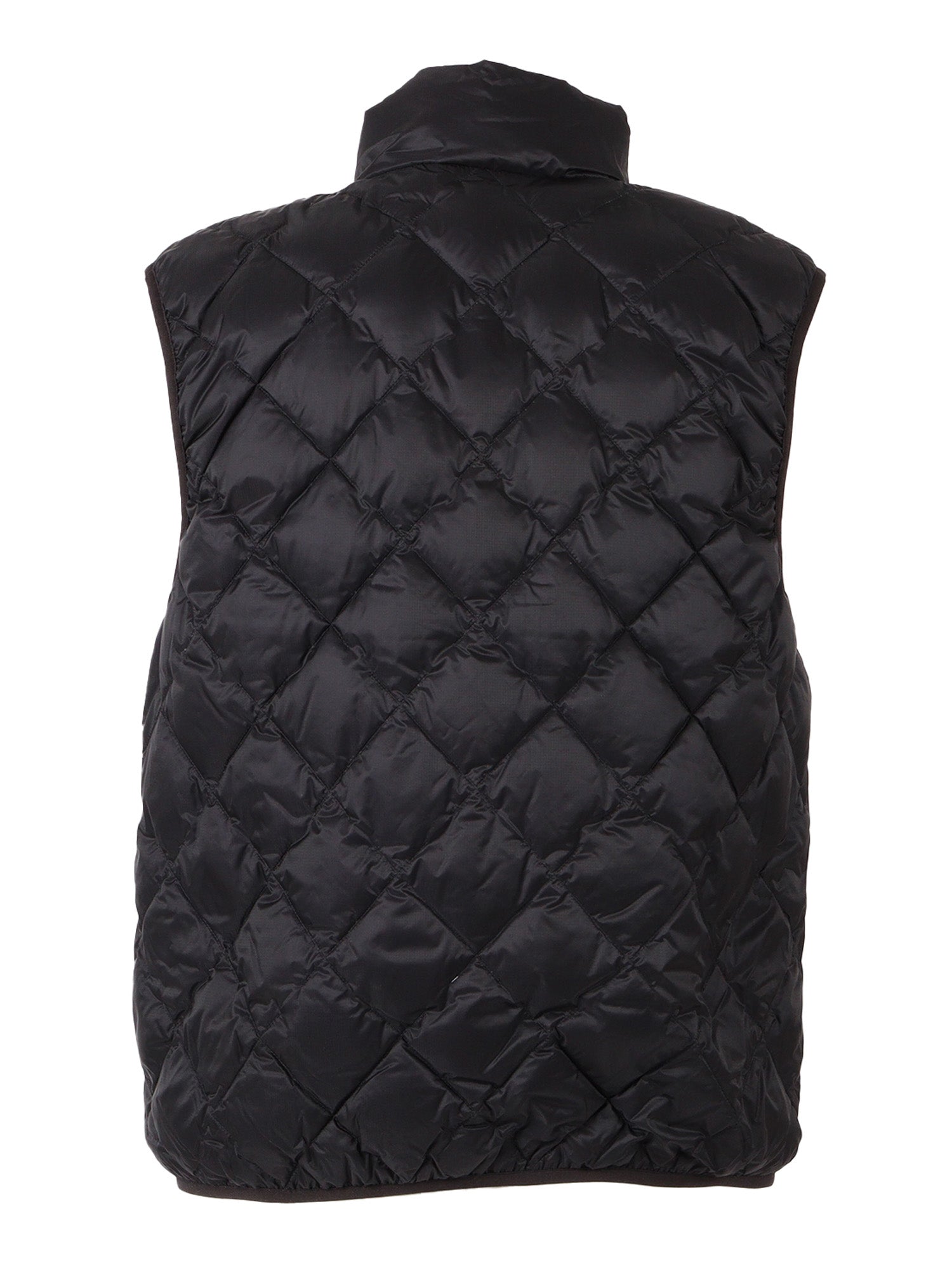 Man Vest Black Polyamide Padded
