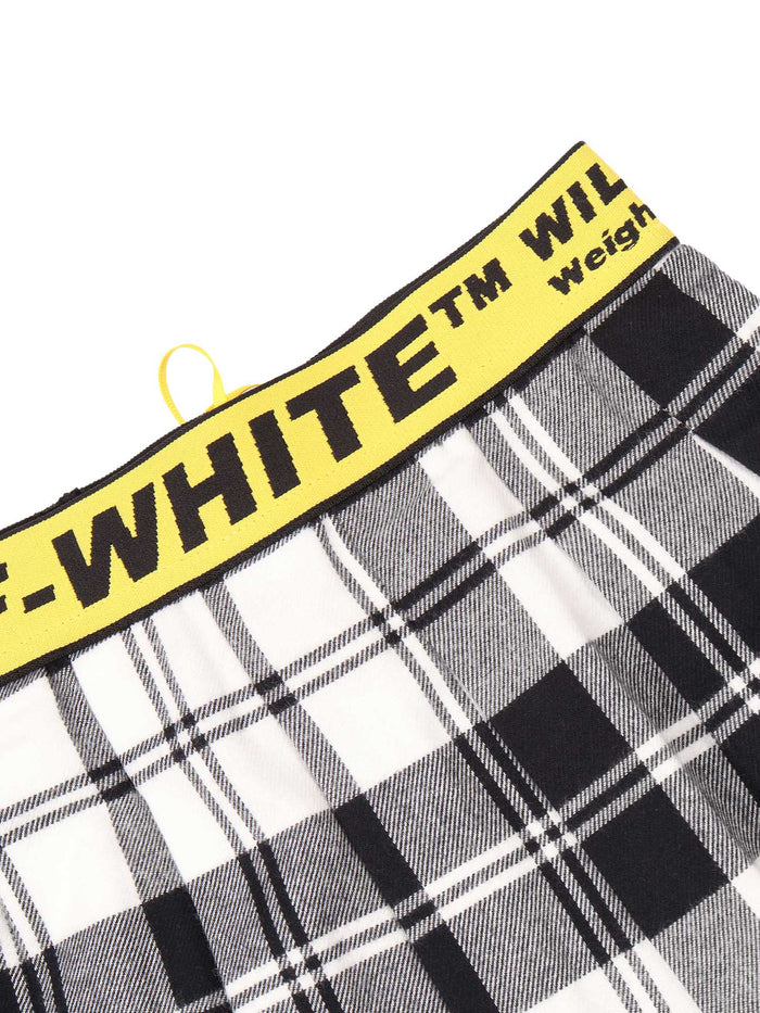 Logo Industrial Flan Skirt Black - Yello White