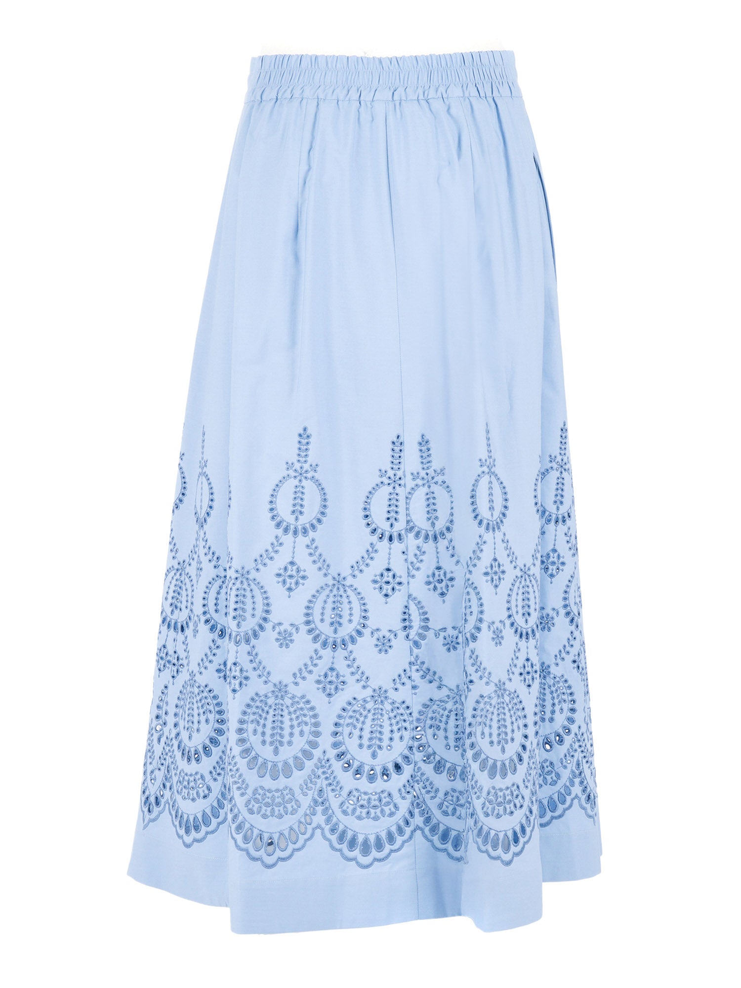 SKIRT Light Blue Cotton