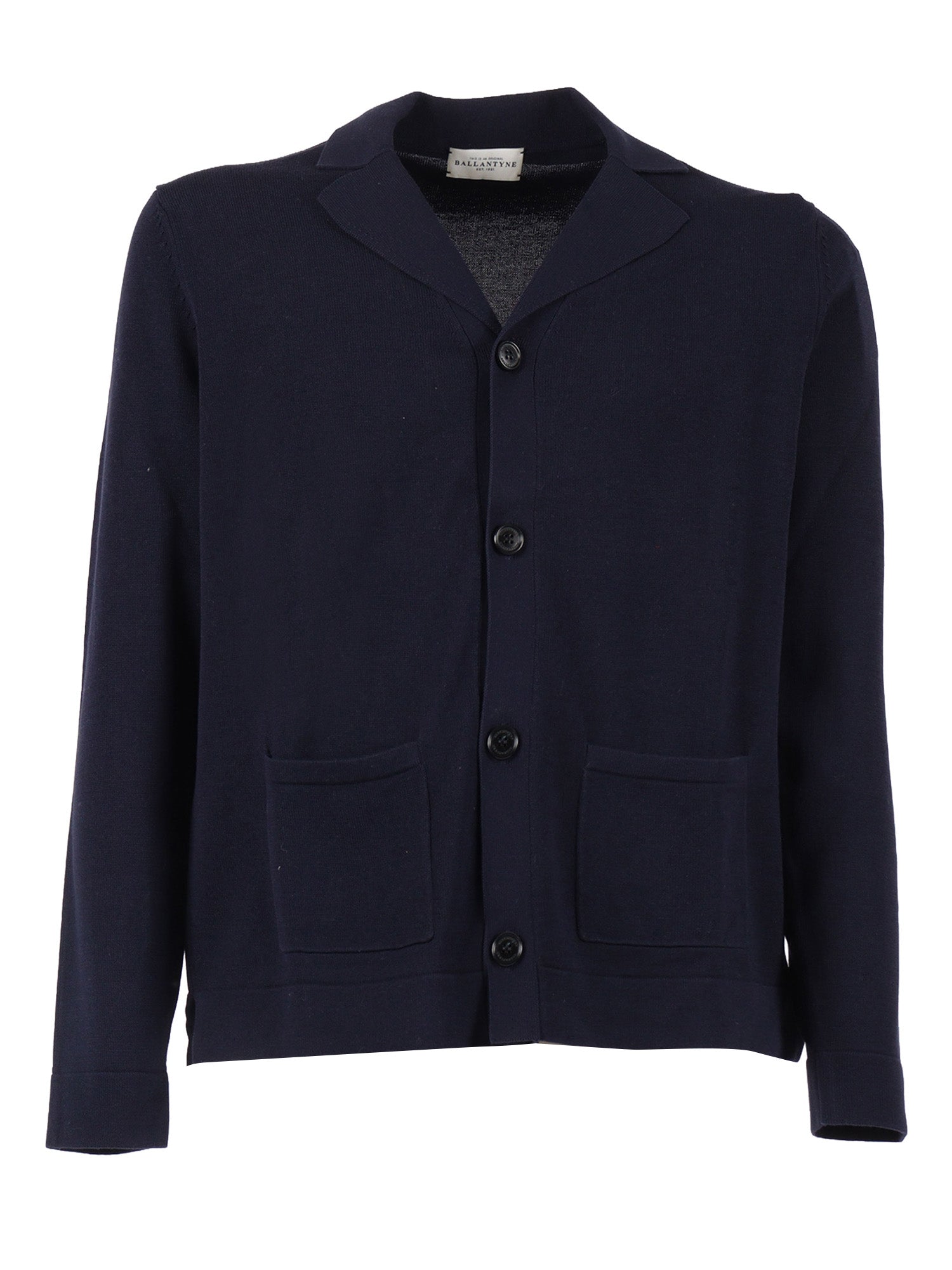 SHIRT CARDIGAN Blue Cotton
