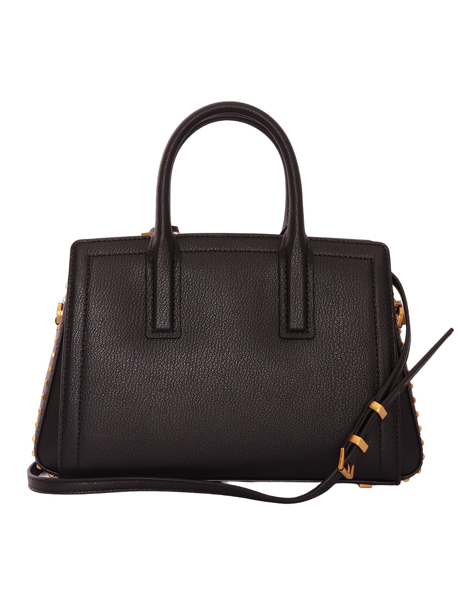 SM SATCHEL Black Cow Leather Handbag