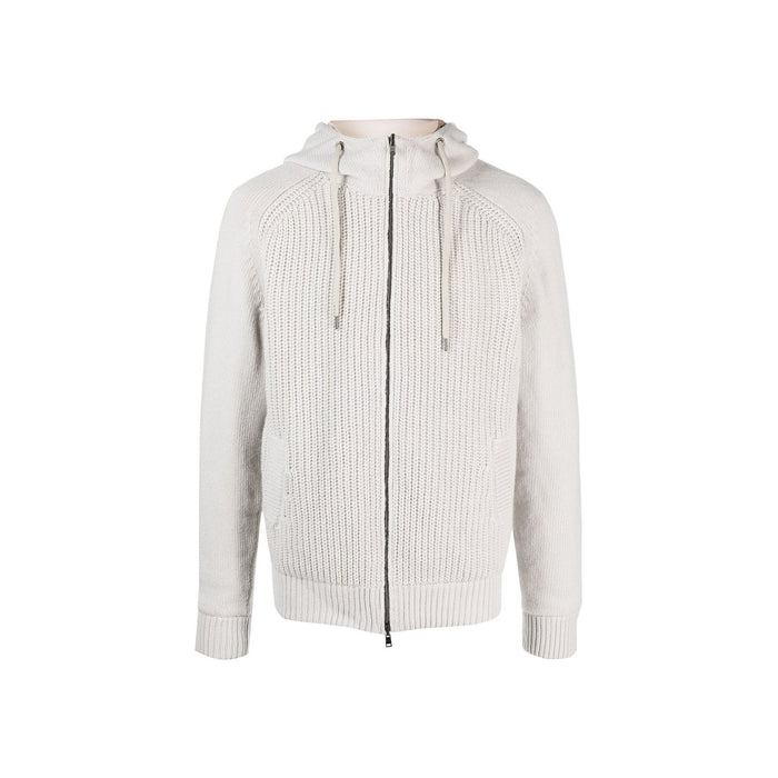 Herno Reversible Bomber Jacket Gray Wool