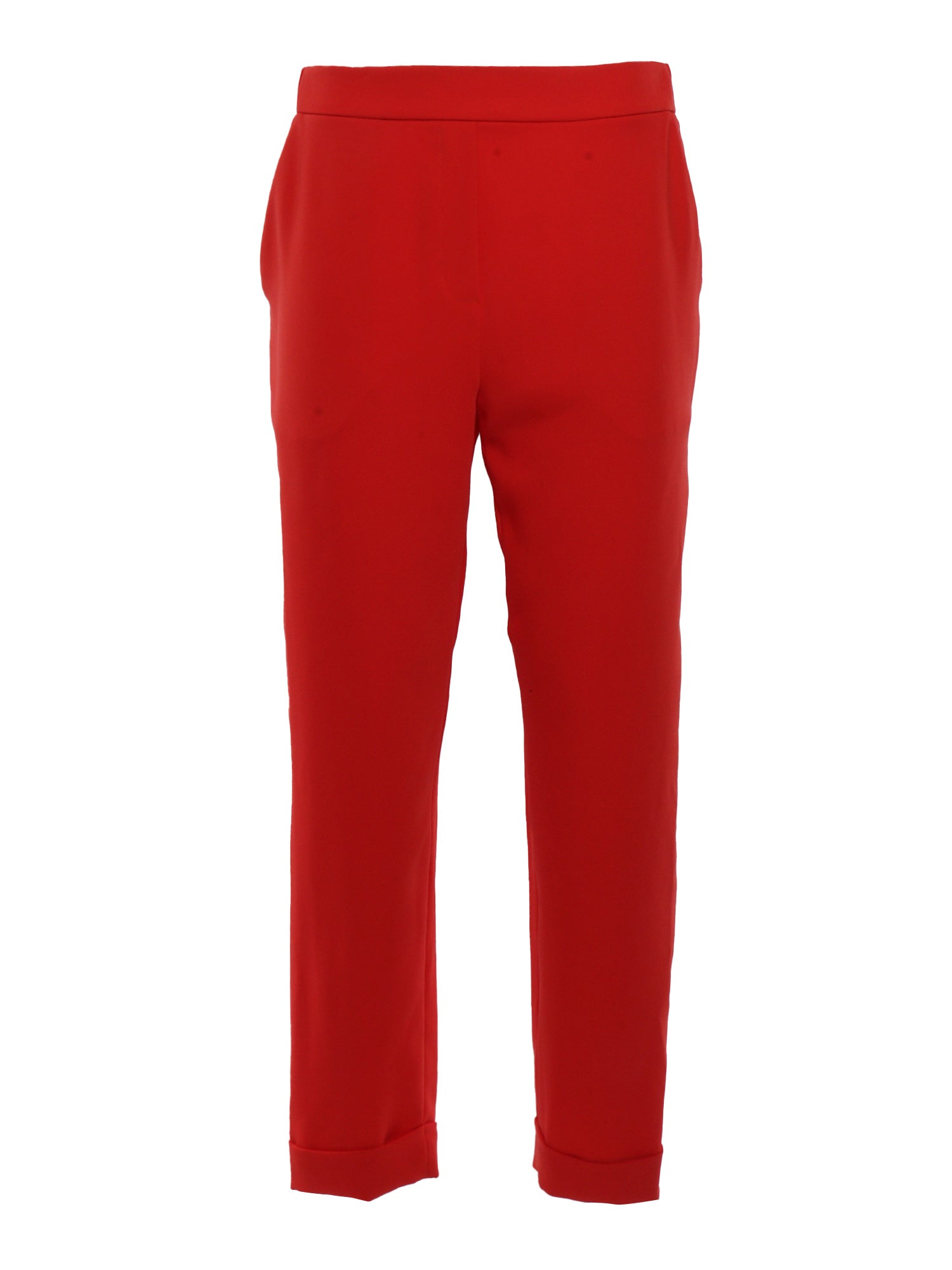 Red trousers Polyester Pant