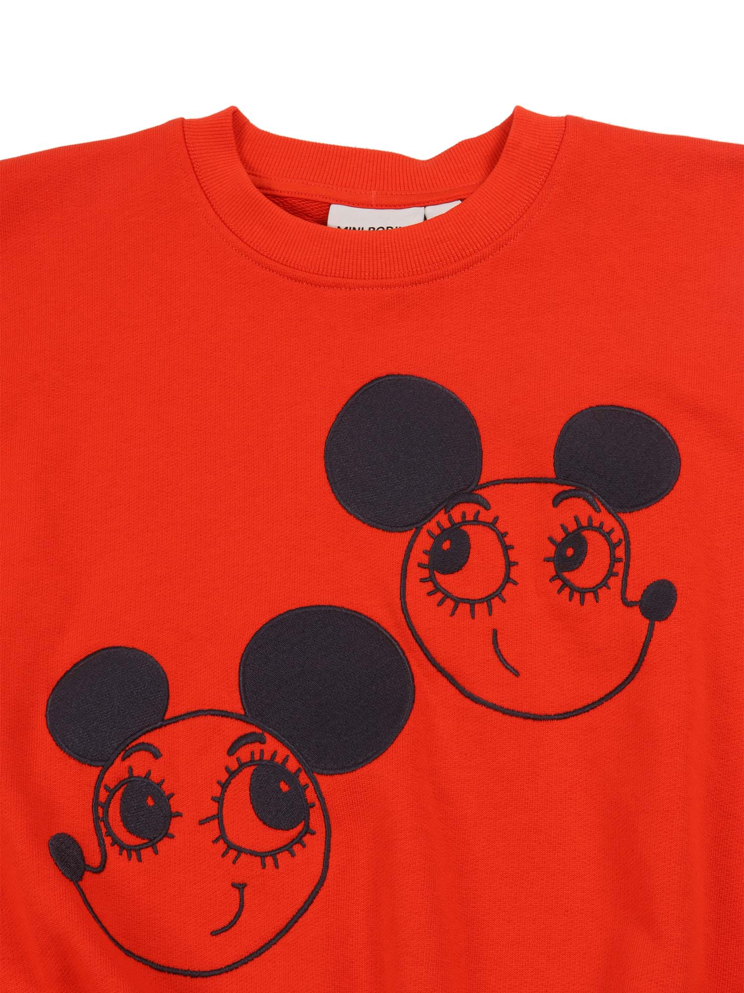 Ritzratz Emb Sweatshirt Red Organic Cotton