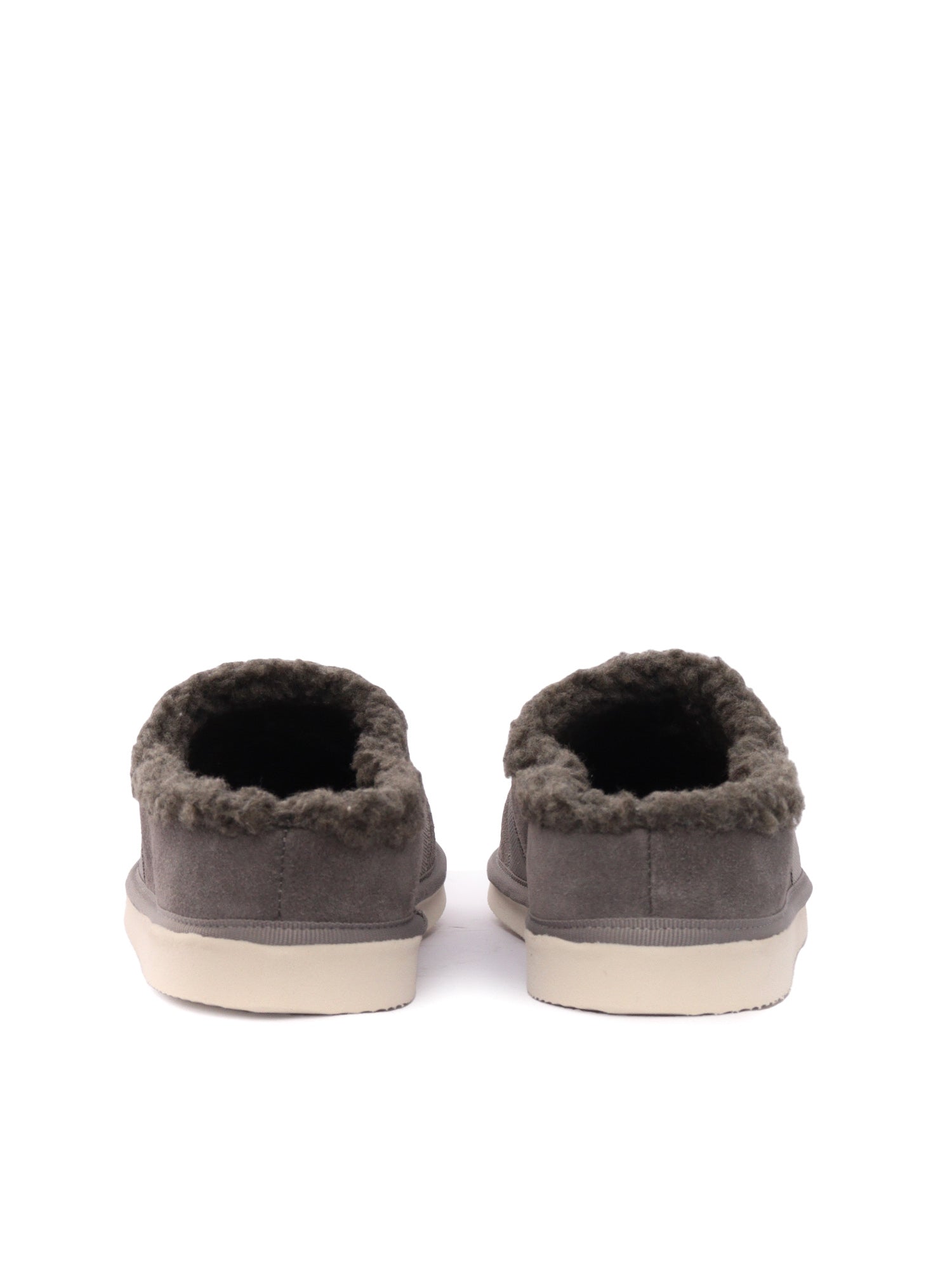 Sneakers Grey Leather Kid