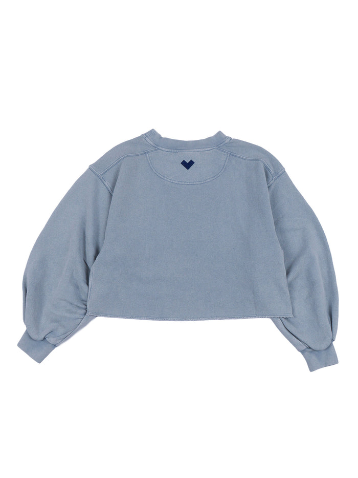 FRANTE T1818 SWEATSHIRTS Blue Cotton Polyester Sweatshirt