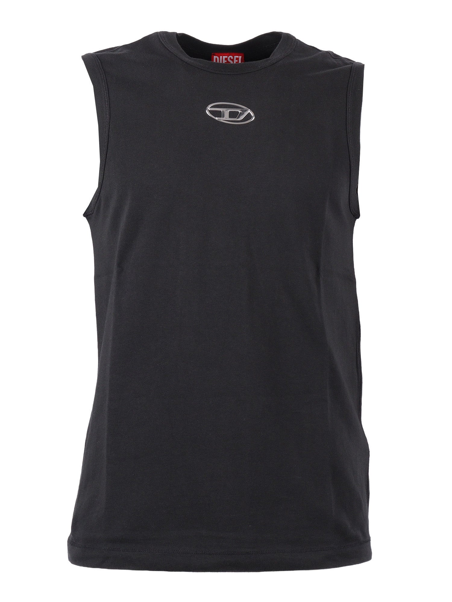 Jersey Tops Black Cotton Top