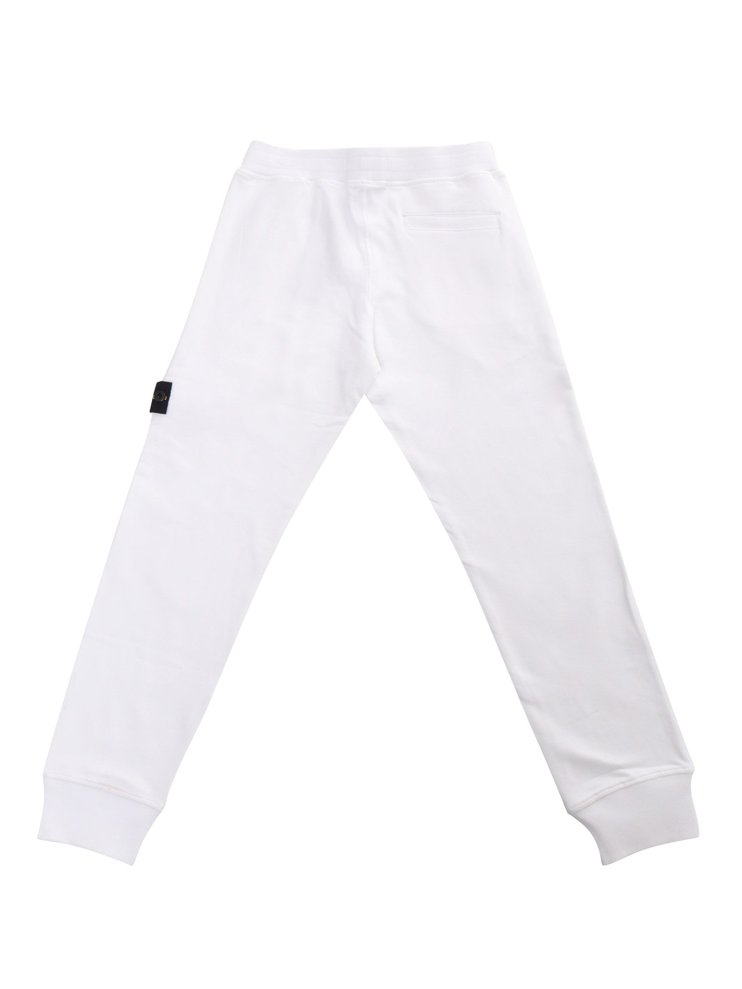 White fleece jogging pants Trackpants