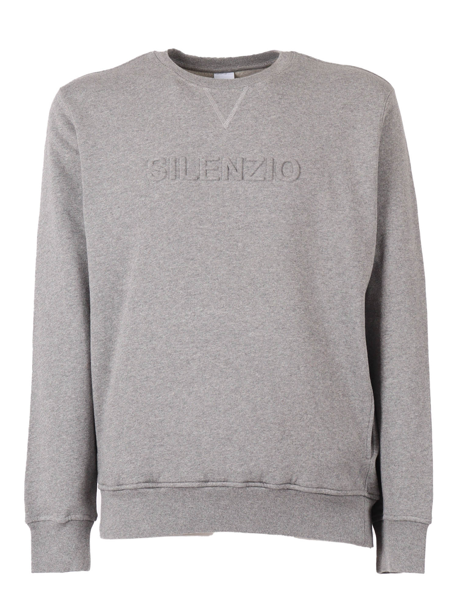 Man Jersey Sweatshirt Grey Cotton