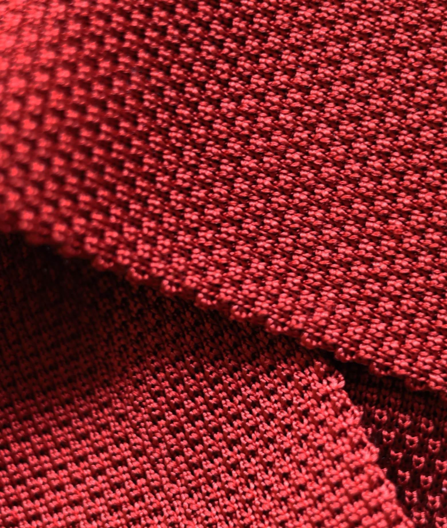 Silk Tricot Tie Darkgoldenrod Knitted