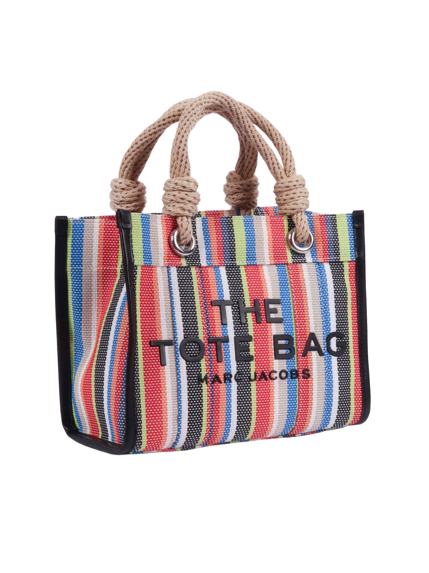 The Small Tote Red Pvc Polyester Handbag