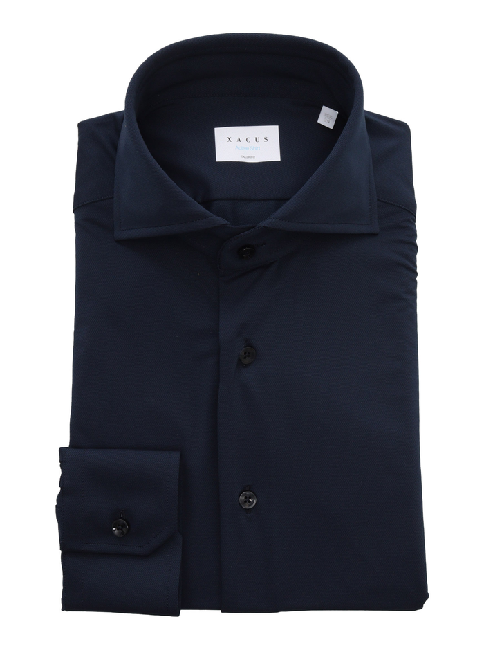 Shirt Blue Polyamide Elastane