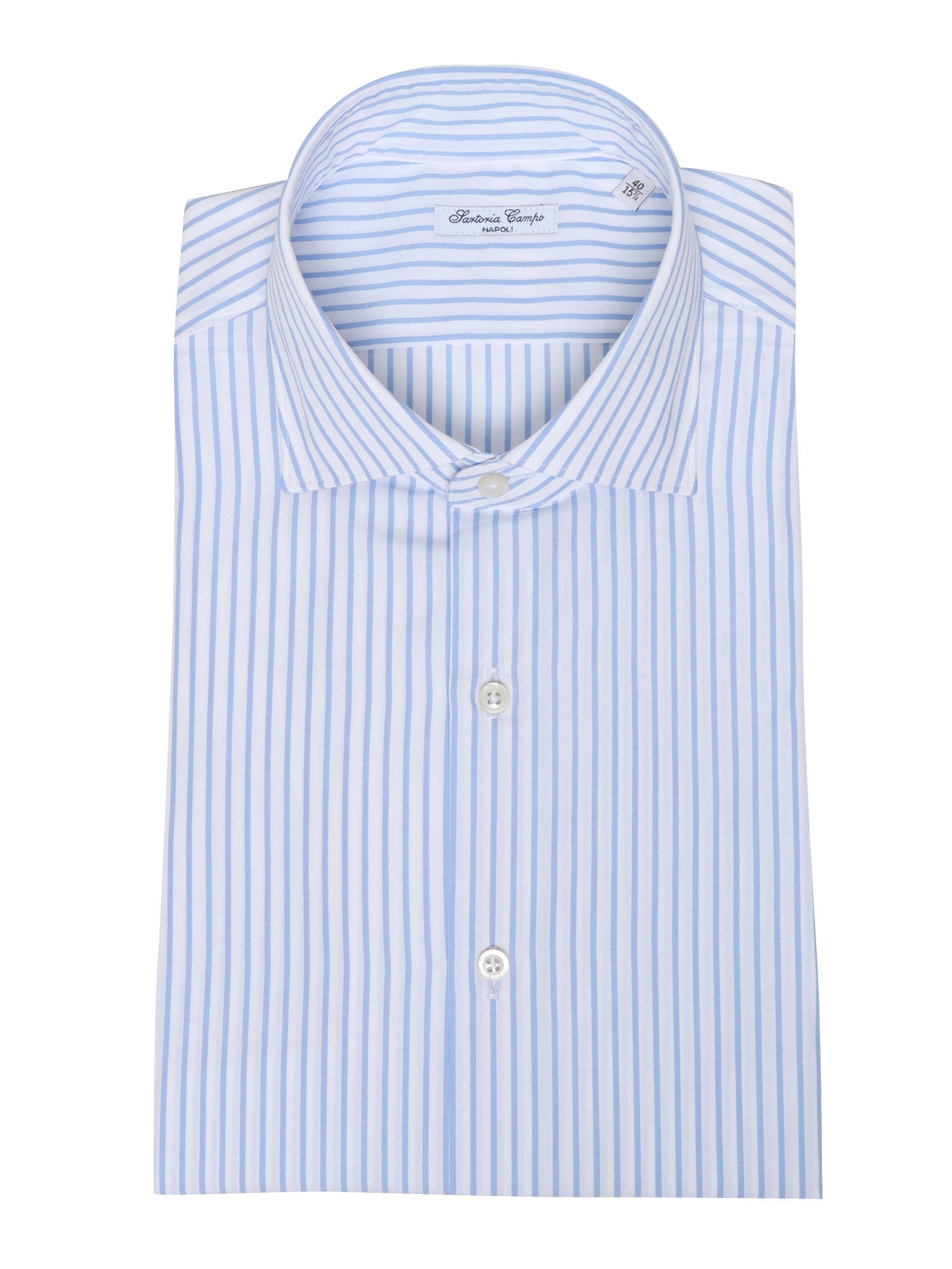 Classic shirt Light Blue Cotton Camicia Classica