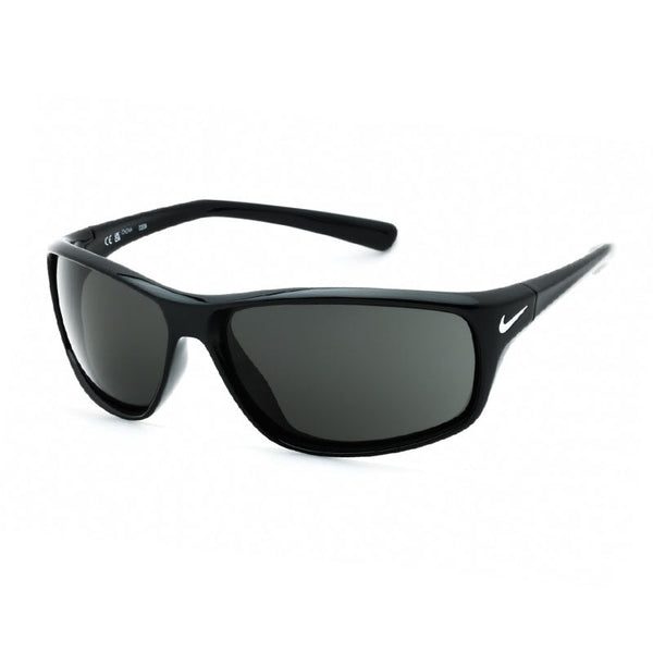 Nike Sunglasses Rectangle Full Rim, Black Frame And Grey Lens Adrenalinefq4602001 One Color