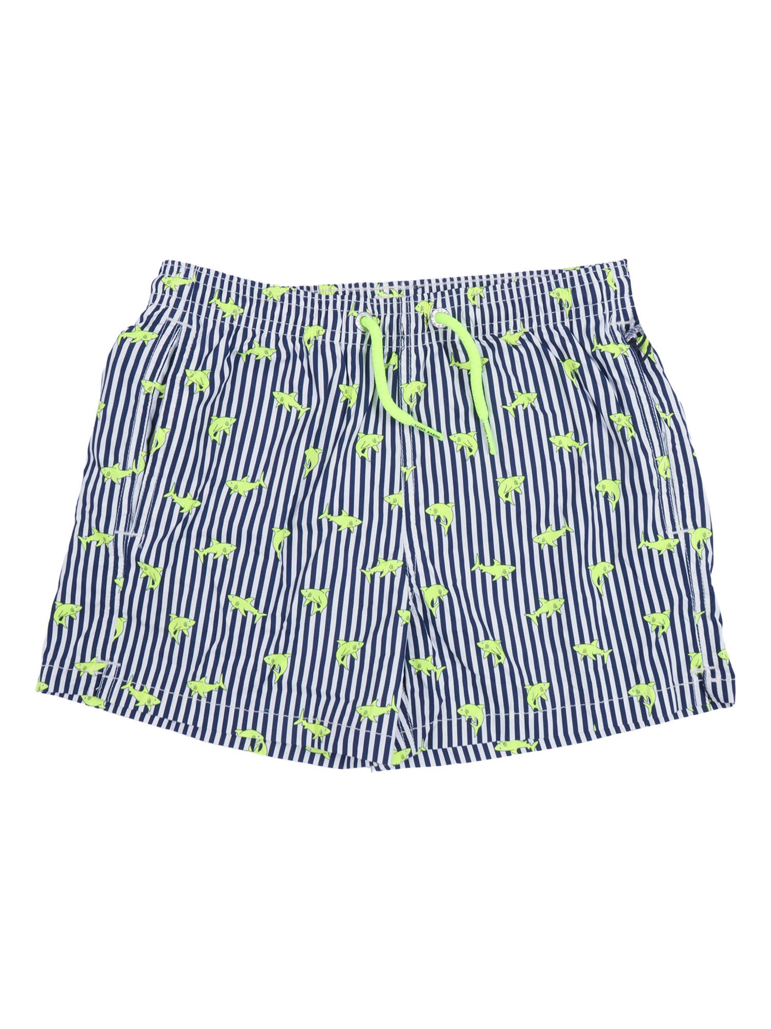 Jean Lighting Stretch-Tiburon Stripes S 6194 Blue Polyester Boxer Mare Bimbo